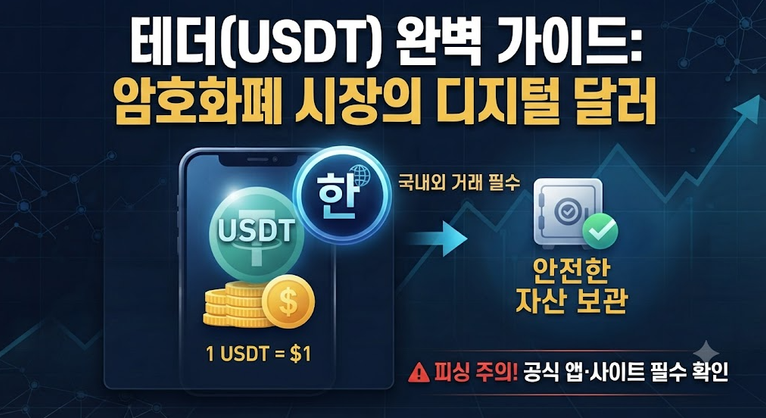 스테이블코인 테더 USDT 개념과 원화 환전 쉬운 설명